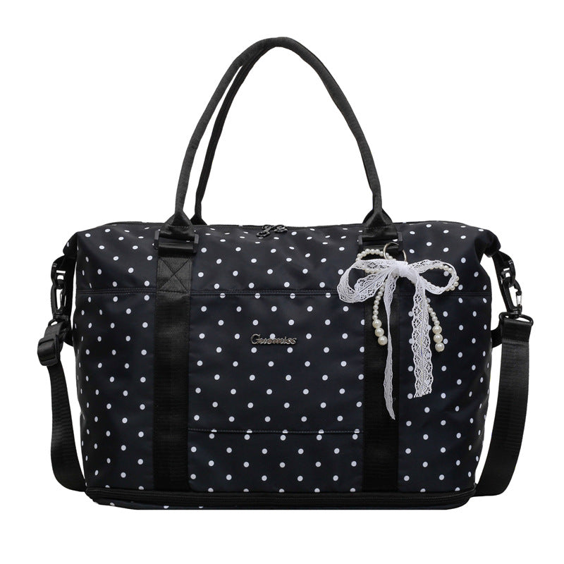 Stylish Polka Dot Travel Bag