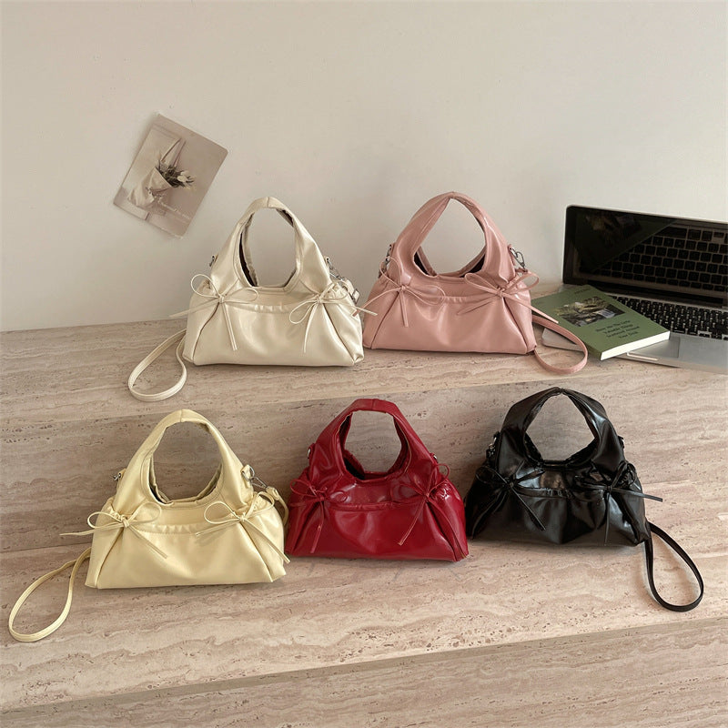 Elegant Faux Leather Mini Backpack
