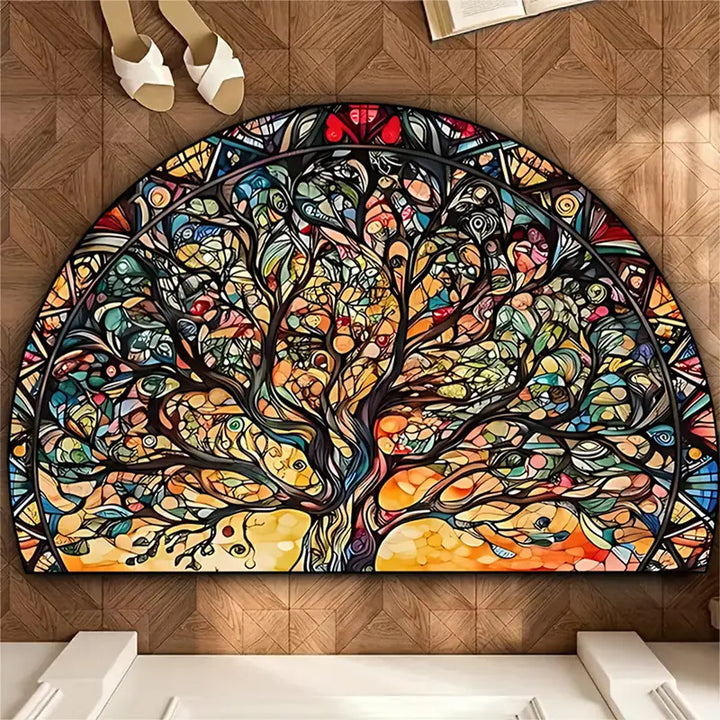 Decorative Round Door Mat