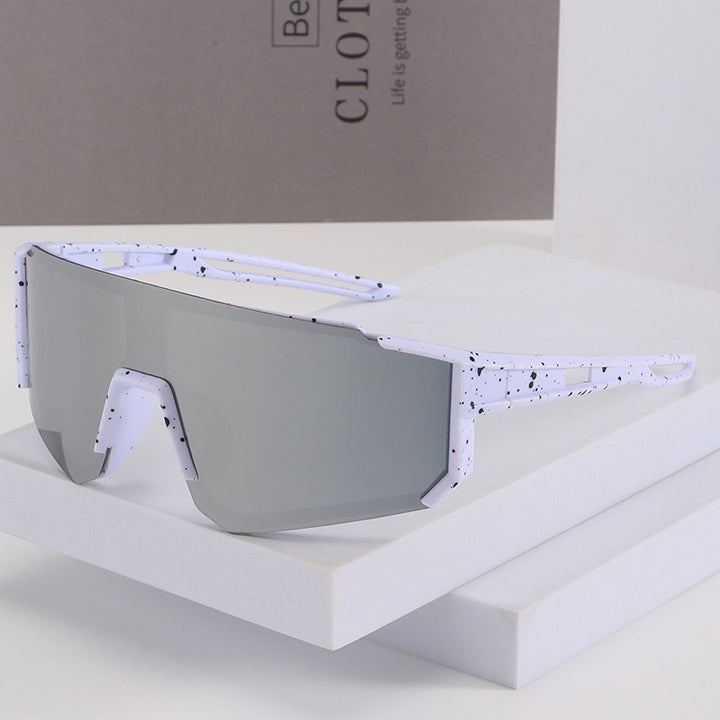 Men's Futuristic Oversized Shield Sunglasses Stornfield