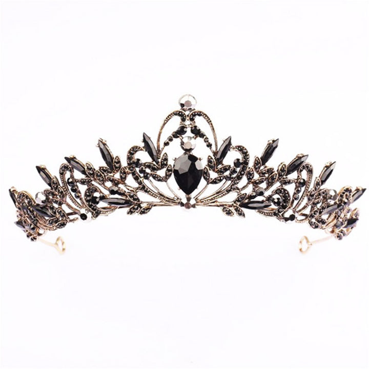 Ladies Elegant Hair Crown with Filigree Crystal Decorations Stornfield