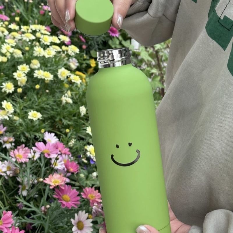 Women's insulated drinking bottle with modern smiley design Stornfield