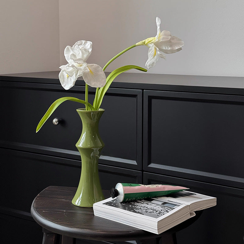 Sculptural Glossy Ceramic Vase