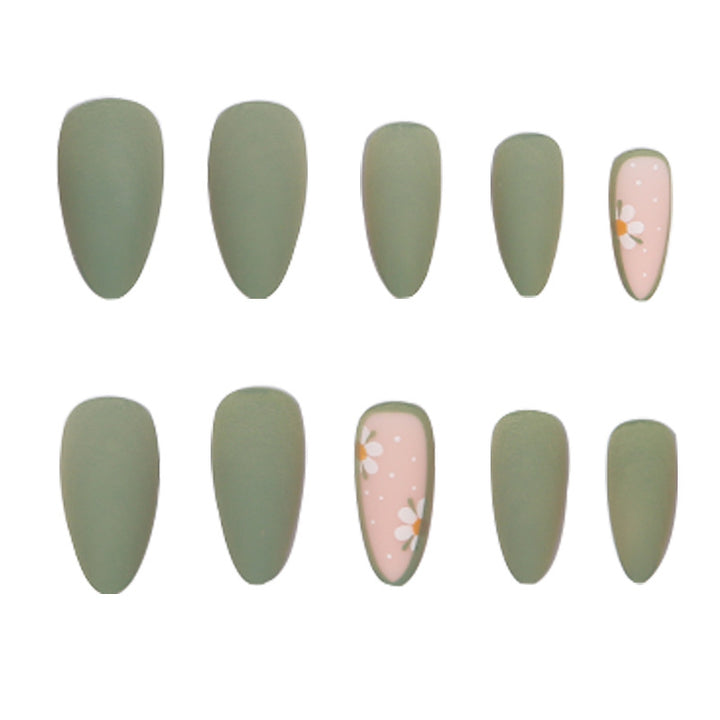 Artistic Nail Tips with Flower Design Stornfield