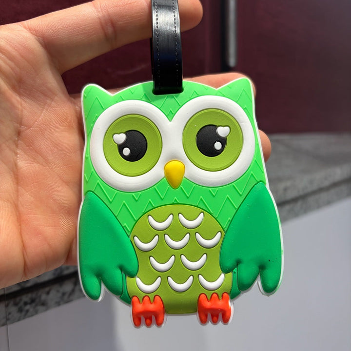 Owl-Shaped Luggage Tag Stornfield