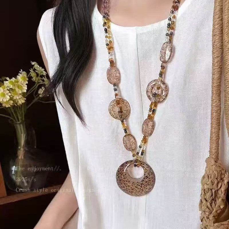Handmade Beaded Pendant Necklace Stornfield