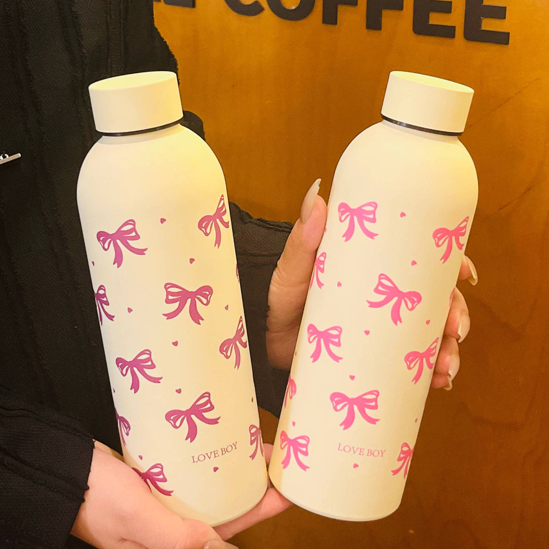 Women's insulated drinking bottle with stylish bow motif Stornfield