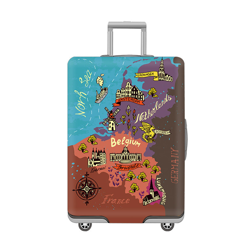 Cartoon Cat Design Hard Shell Luggage Stornfield