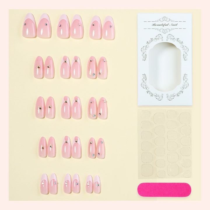 Elegant Decorative Press-On Nail Art Set Stornfield
