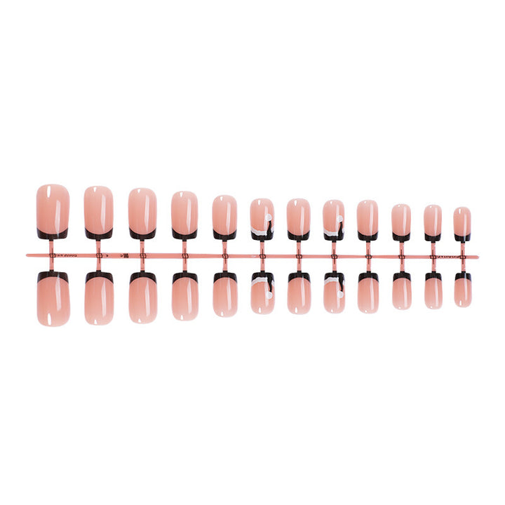 Acrylic Nail Kit with Elegant French Peeling Effect Stornfield