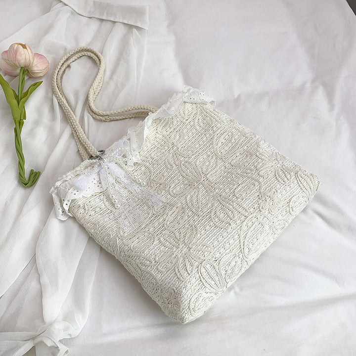 Elegant and Lightweight Handbag with Lace Edge Stornfield