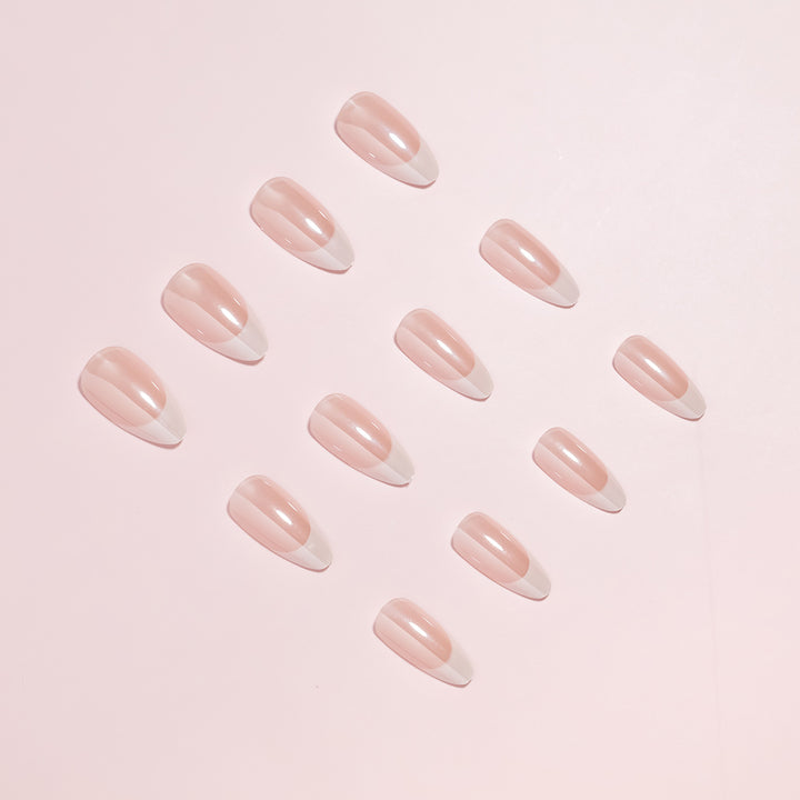 Elegant French Tip Nail Art Set Stornfield