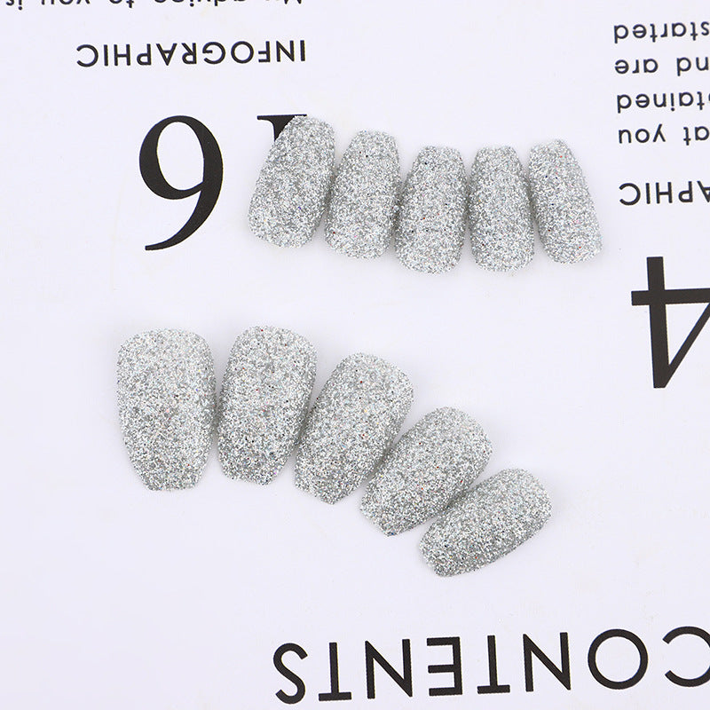 Glittering artificial nails in modern design Stornfield