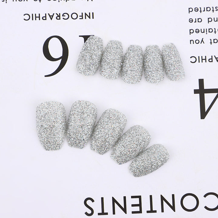 Glittering artificial nails in modern design Stornfield