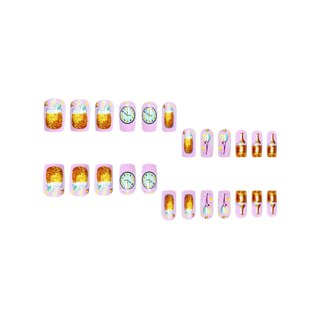 Festive Celebration Press-On Nail Art Stornfield