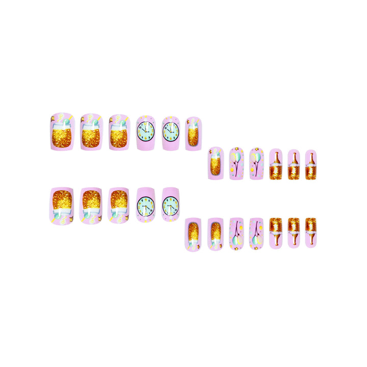 Festive Celebration Press-On Nail Art Stornfield
