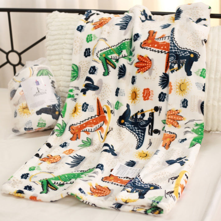 Cozy Unicorn-Themed Fleece Hoodie Blanket
