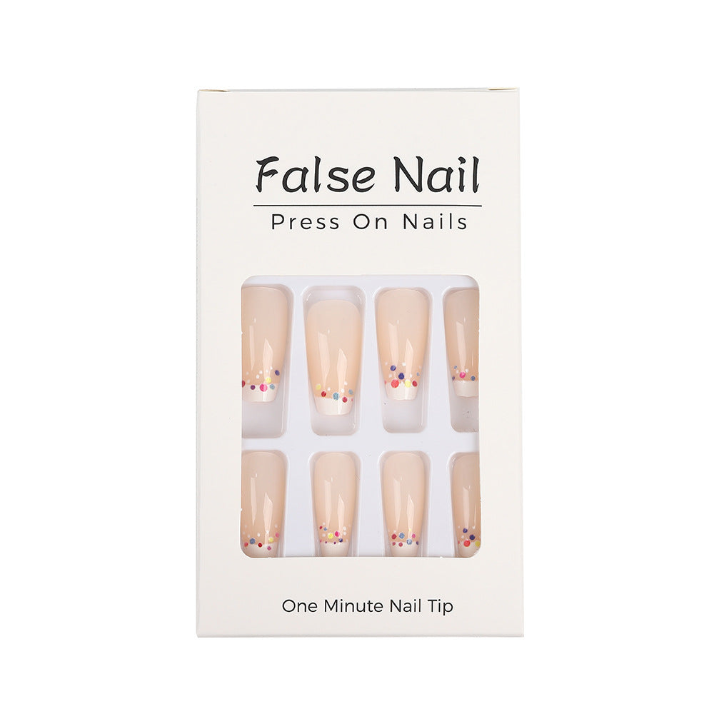 Creative artificial nails with colorful accents Stornfield