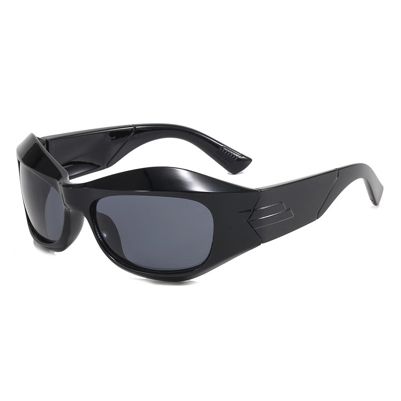 Women Retro Sunglasses in trendy Shield design Stornfield