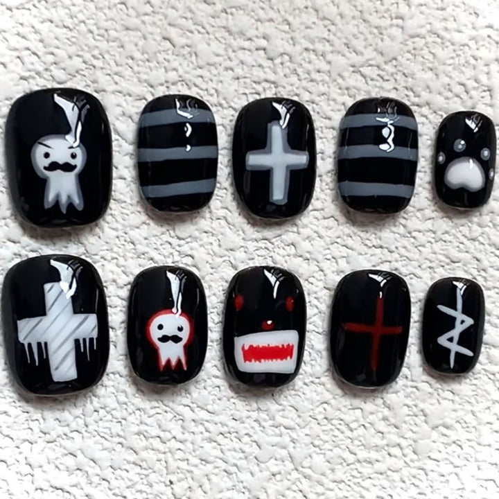 Thematic Press-On Nail Art Stornfield