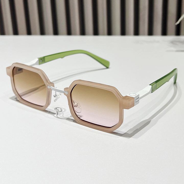 Modern Geometric Rectangle Sunglasses Stornfield