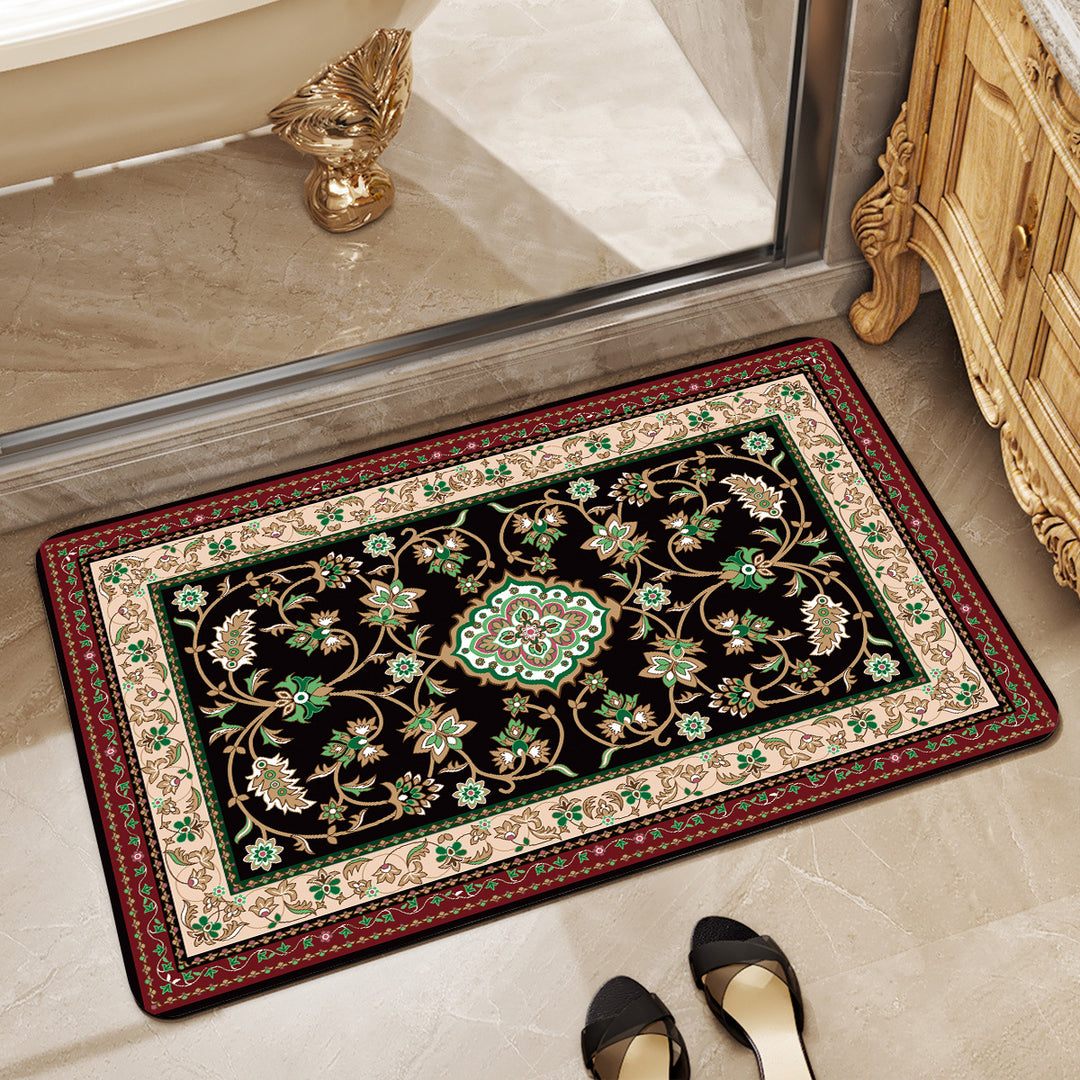 Luxurious Vintage-Inspired Bath Mat Stornfield