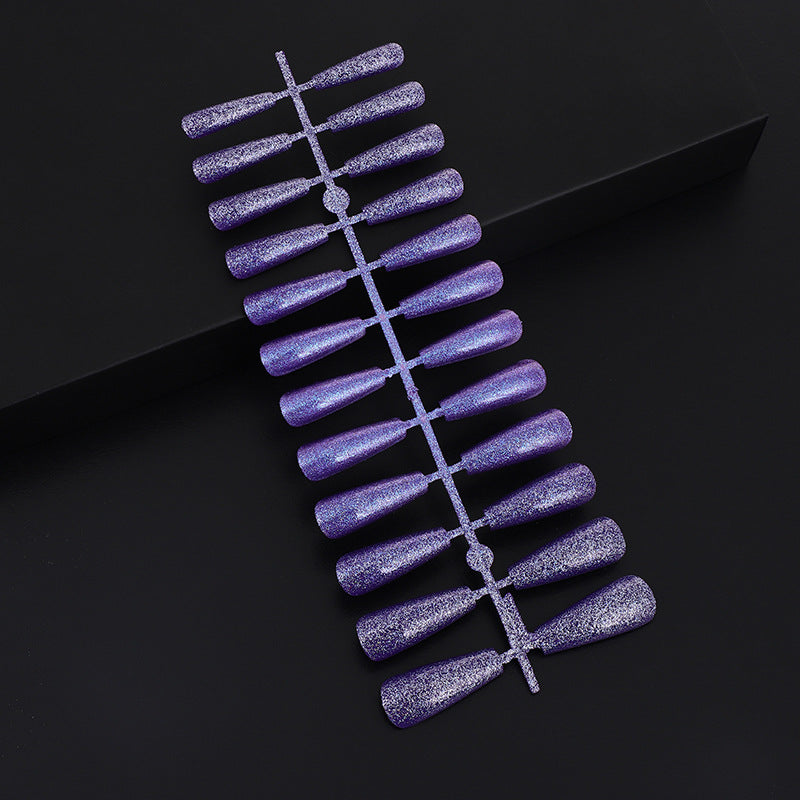 Nail art set with glitter and elegant transitions Stornfield
