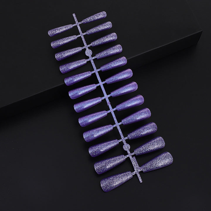Nail art set with glitter and elegant transitions Stornfield