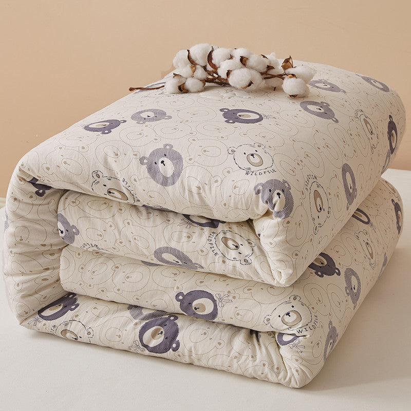 Women's cozy blanket with lovely bear pattern Stornfield