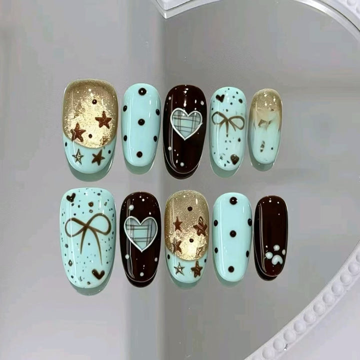 Stylish Press-On Nail Wraps Stornfield