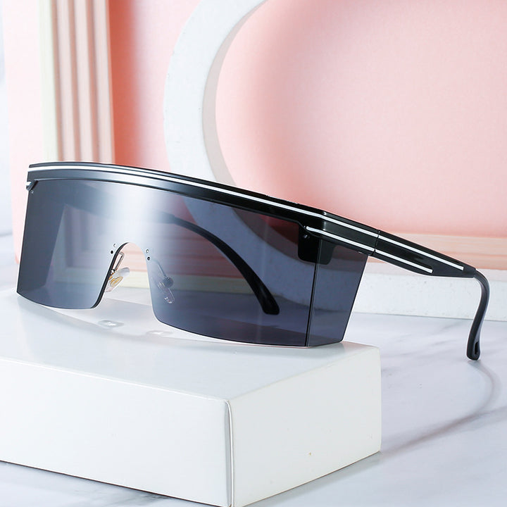 Women's Sporty Sunglasses with Futuristic Design and Unobstructed Field of View Stornfield