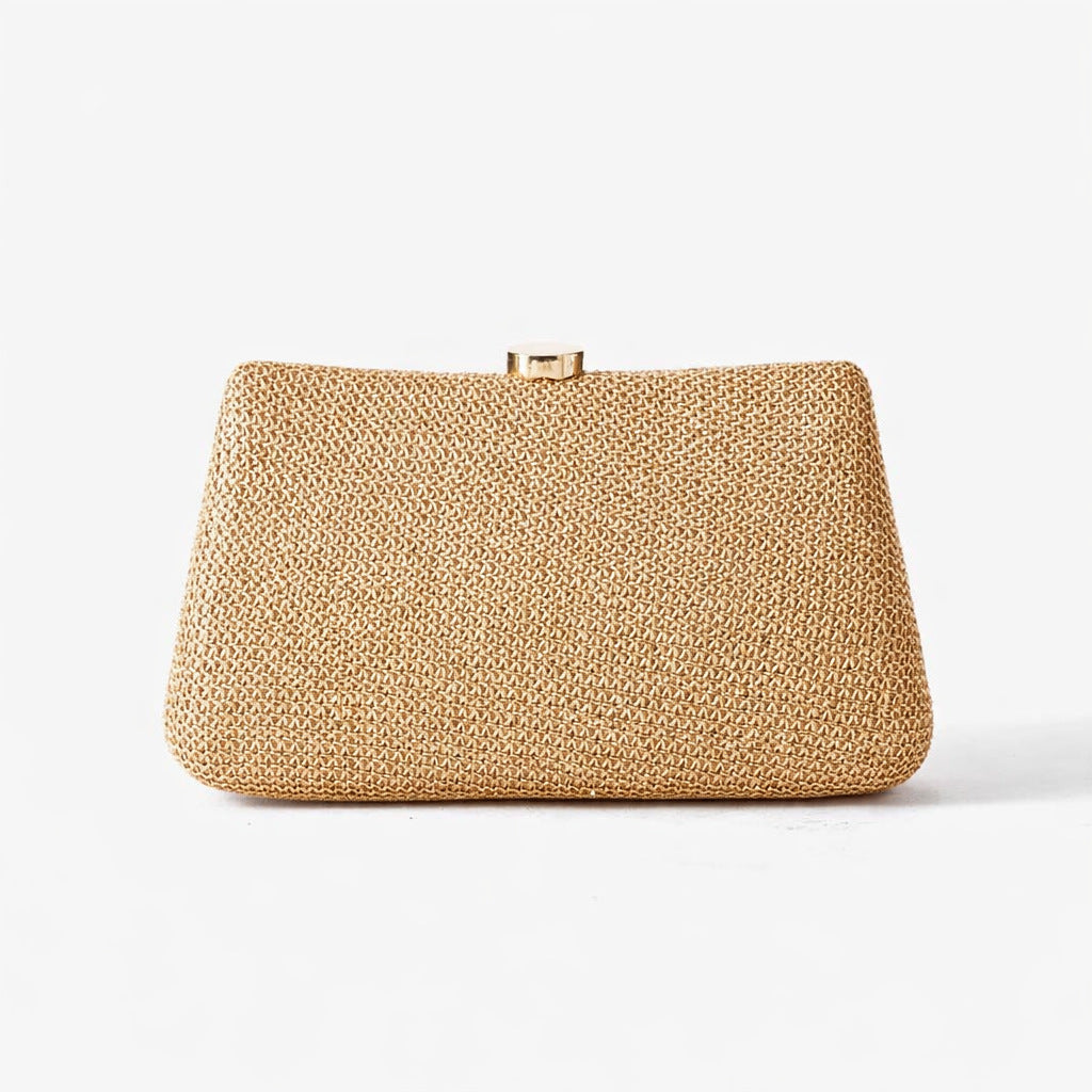 Textured Knit Evening Clutch