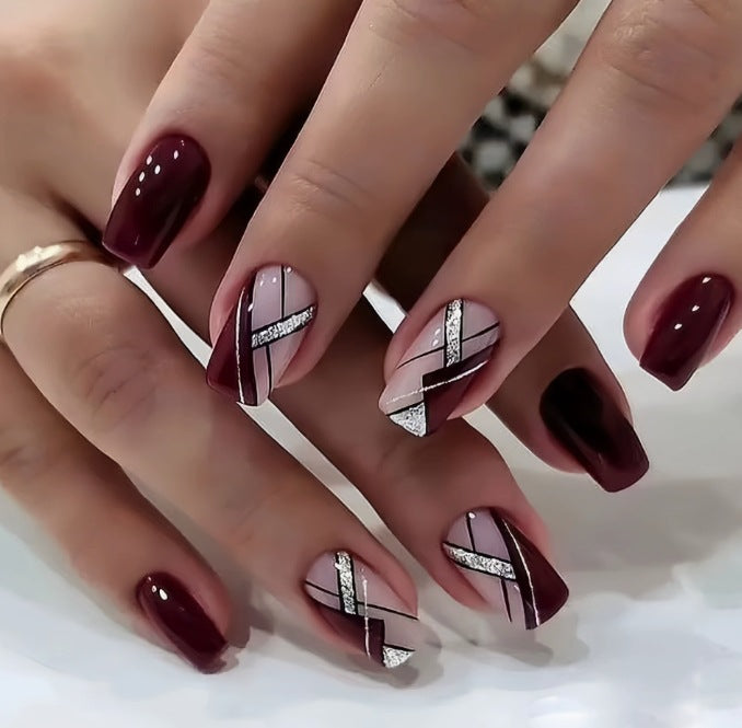 Geometric Nail Art Design Stornfield