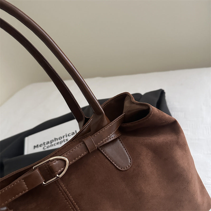 Suede Fashion Tote