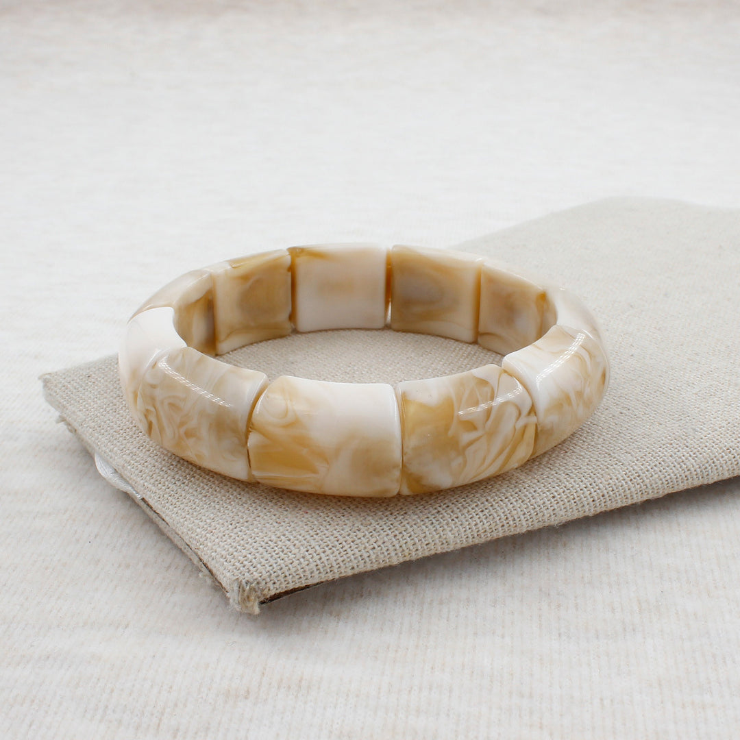 Geometric Resin Bangle Stornfield