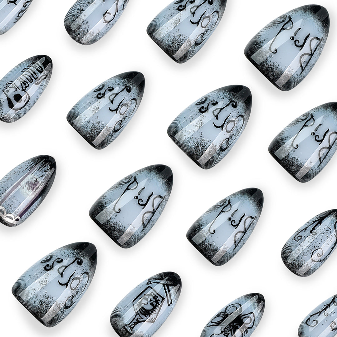 Creative Halloween Nail Art in Gothic Style Stornfield