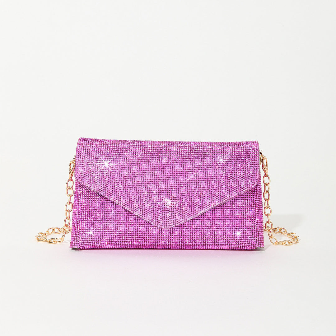 Rhinestone-Studded Evening Clutch