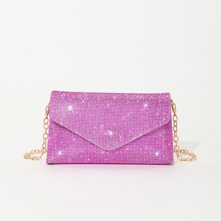 Rhinestone-Studded Evening Clutch