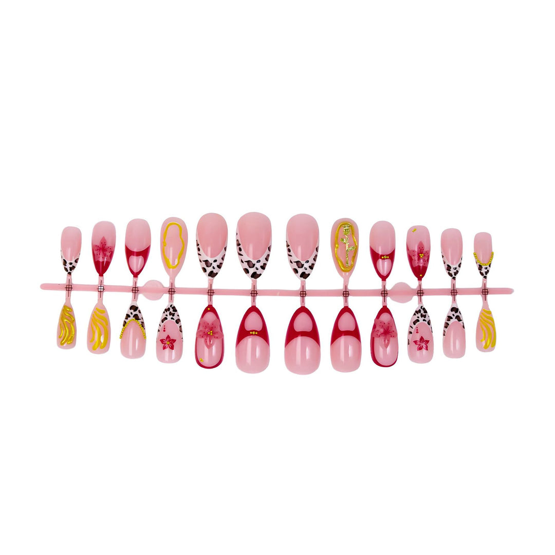 Artificial nail set with creative animal and flower designs Stornfield