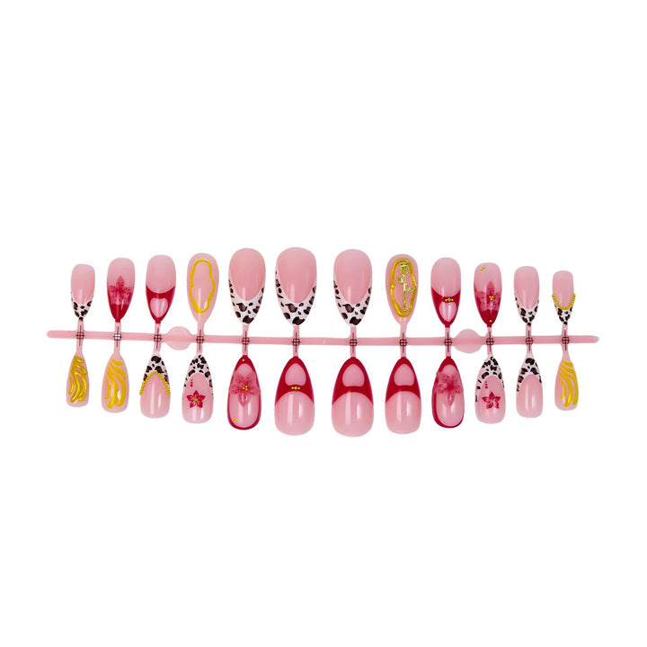 Artificial nail set with creative animal and flower designs Stornfield