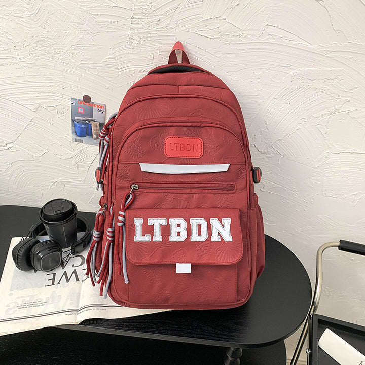 Modern Textured Casual Backpack Stornfield