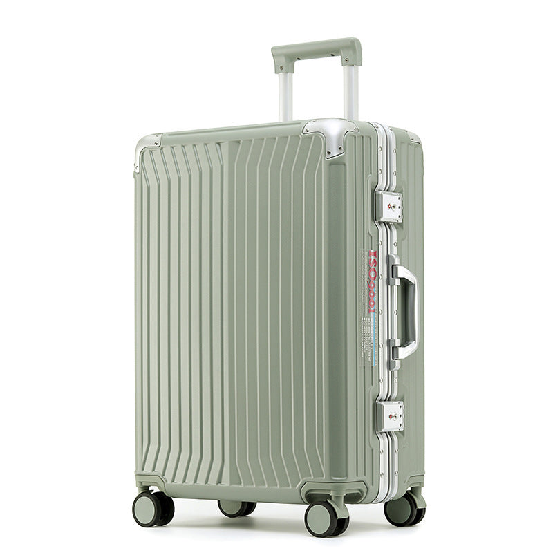 Unisex Rugged Hard-Shell Rolling Suitcase Stornfield