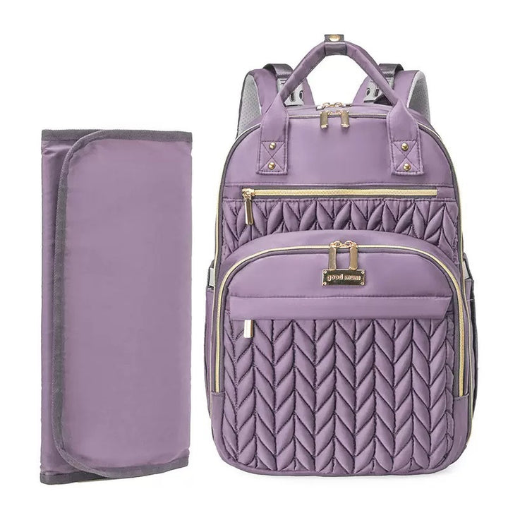 Elegant and Spacious Backpack with Textured Design Stornfield