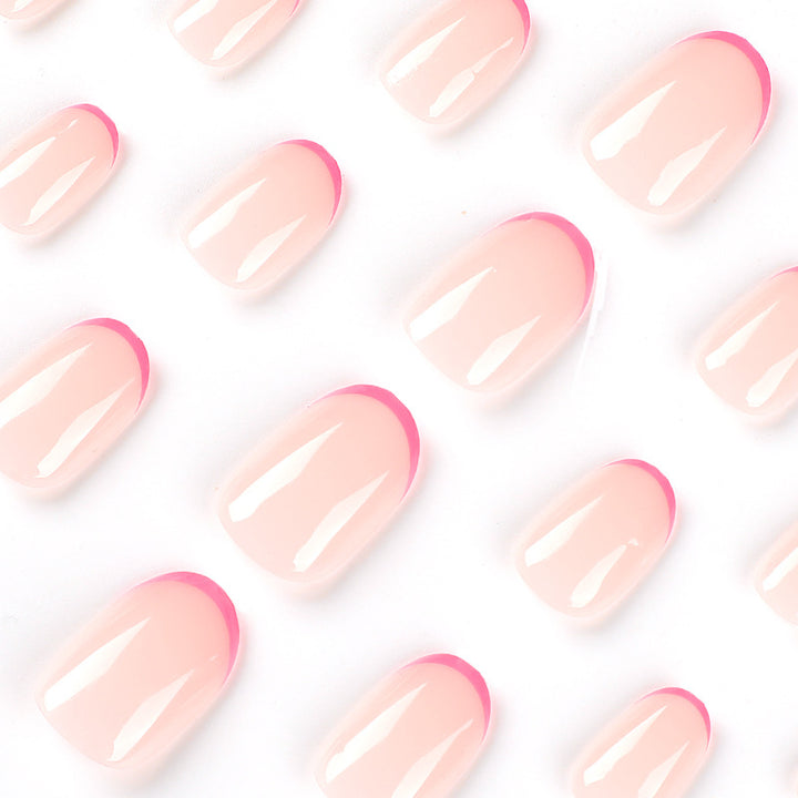 Artful Nail Extensions with Gradient and Accents Stornfield