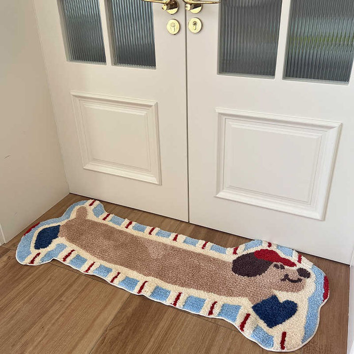 Decorative Dog Bone Shaped Stornfield Rug
