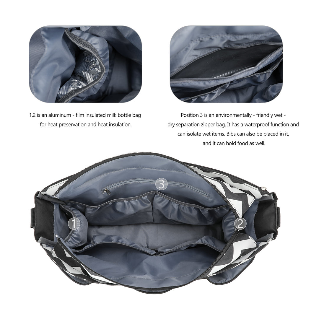 Multi-functional tote bag with structured design Stornfield