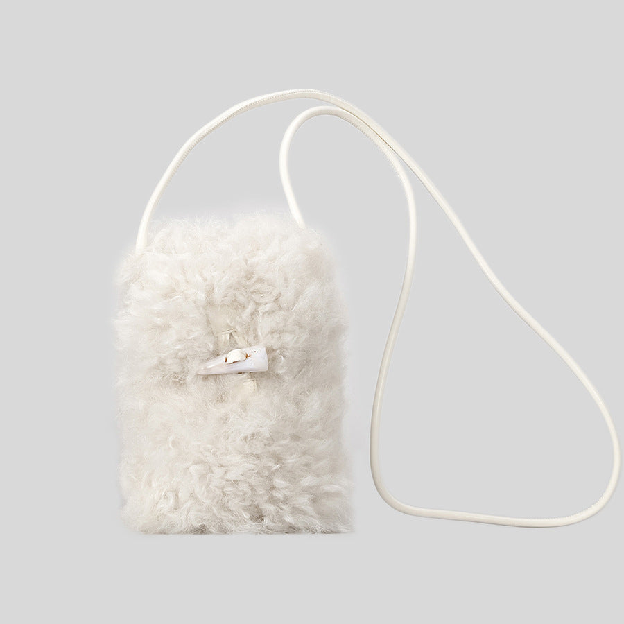 Luxurious Faux Fur Crossbody Bag