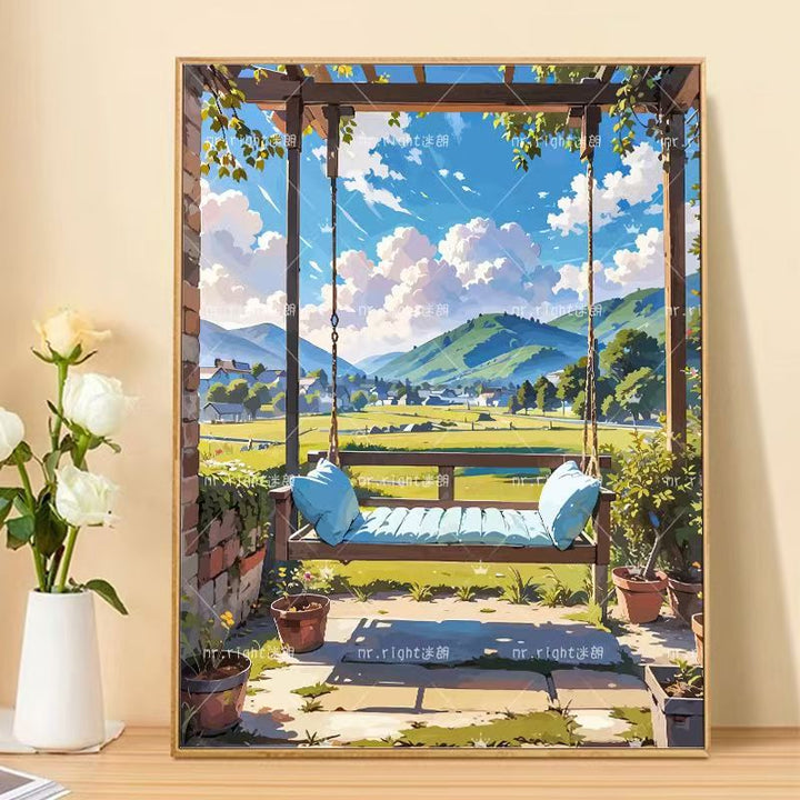 Scenic Landscape Art Print Stornfield