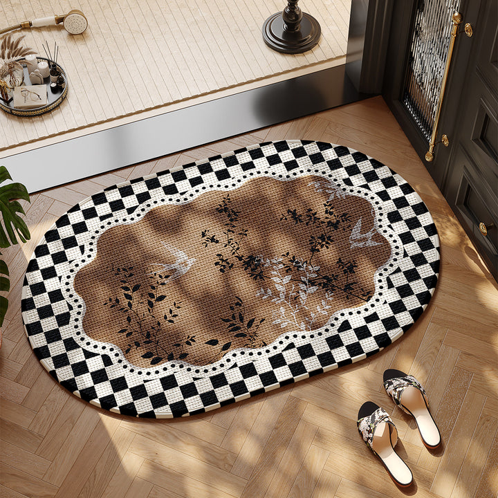 Butterfly-Themed Indoor Area Rug