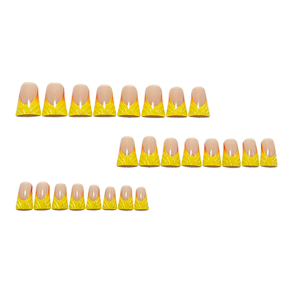 Artificial nails with creative waves design Stornfield